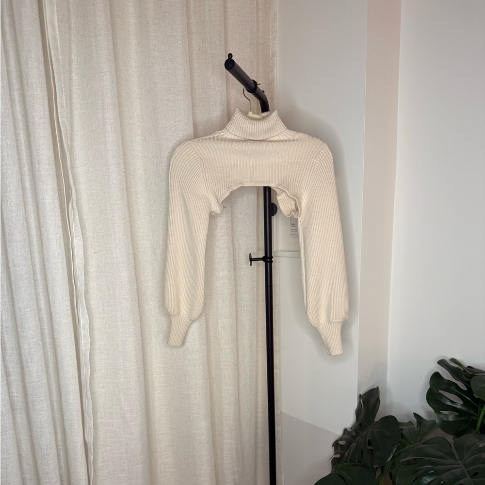 Turtleneck Shrug Bolero Sweater - Size XS - Picture 2 of 5